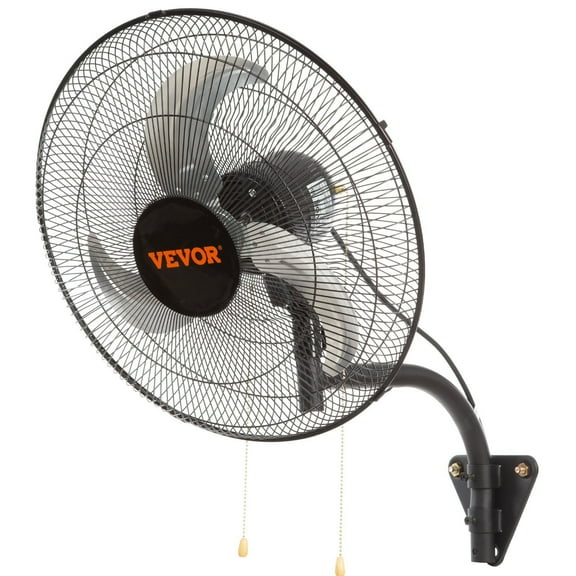 Wall Mount Fan, 18 Inch, 3-speed High Velocity Max. 4000 CFM Oscillating Industrial Wall Fan, Commercial or Residential for Warehouse, Greenhouse