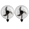 thumbnail image 1 of Wall Mount Fan, 2 PCS 20 Inch Oscillating, 3-Speed High Velocity Max. 4000 CFM, 1 of 5