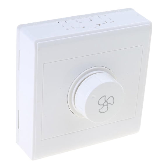 Wall Mount Fan Regulator Stepless Speed Adjustment Switches 86 Type Surfaces Mount Speed Controller for Ceiling Fans