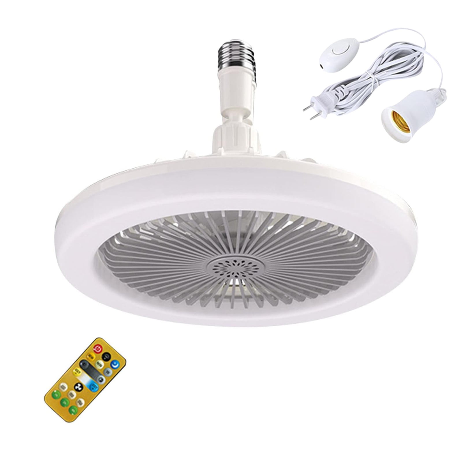 Plug In Fan Wall Mount Fan Small Plug in 2024 New Socket Fan Light 10 Inch Enclosed ...