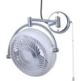 thumbnail image 1 of Wall Mount Fans with Pull Chain, 10 Inch Wall Fans Quiet Oscillating Wall-Mounted Fan, Adjustable Folding Arm, 2-Speed Plug-in Ceiling Fan for Bedroom, Living Room, Bathroom, Patio, Kitchen, White, 1 of 17