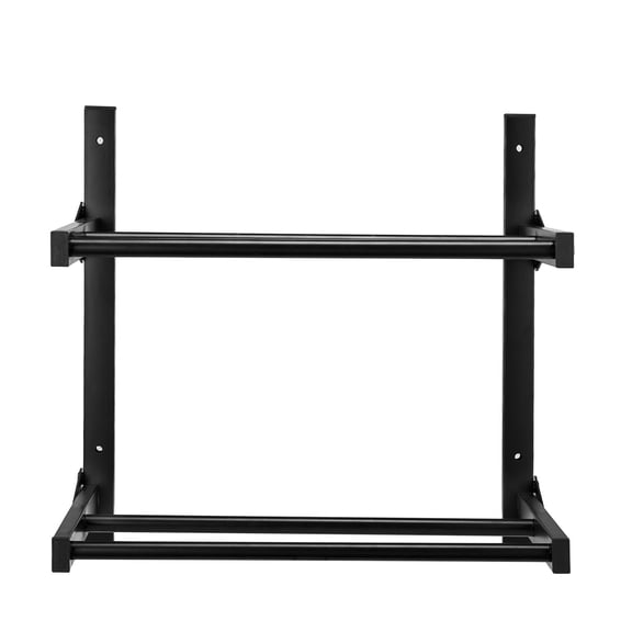 Wall Mount Filament Rack for 3D Printers,2-Tier Storage Shelf with Rolling Spool Holders,Organize Filament for Workshop or Studio (Shelf Only)