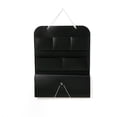 thumbnail image 1 of Wall Mount File Holder Organizer for Mails Magazines Office Home Black 1 Set, 1 of 7