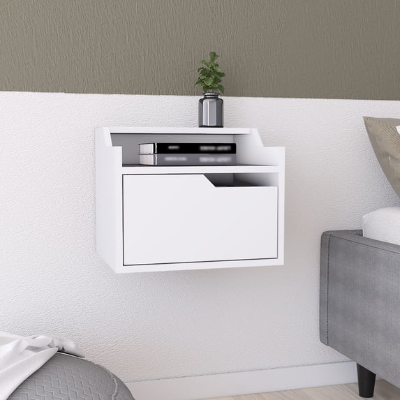 Wall - Mount Floating Nightstand / CPSIA Compliant for US Sale