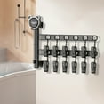 thumbnail image 1 of Wall Mount Folding Clothes Drying Rack with Multi Clips - Space Saving Laundry Hanger for Socks Underwear Towels - Portable Travel Camping Dryer Organizer for Home Bathroom Kitchen, 1 of 6
