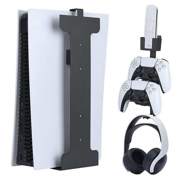 Wall Mount For PS5, Steel Wall Mount Hanging Stand Kit for PS5 Stand Holder Disc/Digital