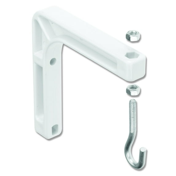 Quartet AW6Q 6.75 in. x 1.25 in. x 7.5 in. Wall Mount for Projection Screen - White (2/Set)