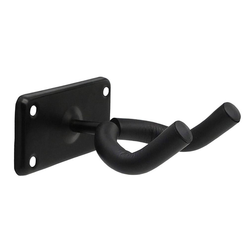 Wall Mount Guitar Hanger, Guitar Wall Holders For Guitar Bass, Black