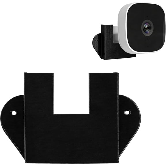 Wall Mount Holder Compatible with MyQ Smart Garage Camera Bracket with Screw Holes for Security Camera - Easy Installation, No Drilling Required
