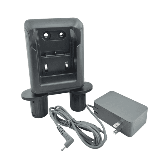 Wall Mount Holder Docking Station with Battery Charger Power Adapter Compatible Replacement for Samsung Jet 60 Jet 70 Jet 75 Jet 90 Plus Series Fit Flex Pet Cordless Stick Vacuum Cleaner