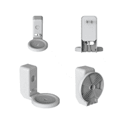 Wall Mount Holder For 4th And 5th Generation Echo Dot Space Saving With Cable Management Hides Wires For Smart Home Speaker