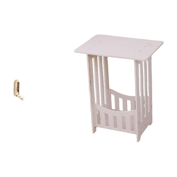 Wall Mount Hook Bedside Table Folding Wall Hooks Versatile Zinc Alloy Material for Home Bedroom Lounge