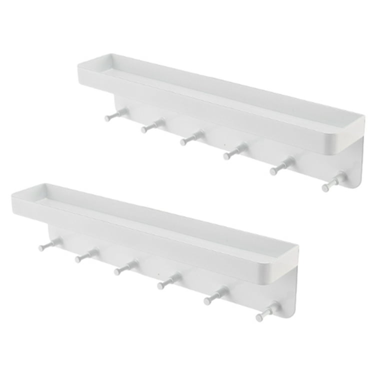 Wall Mount Key Holder Hanging Key Shelf Sundries Rack Hanger Metal