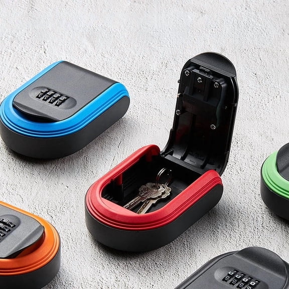 Wall Mount Key Storage Secret Box Organizer 4 Digit Combination Password Security Code Lock ,Multiple Options Available