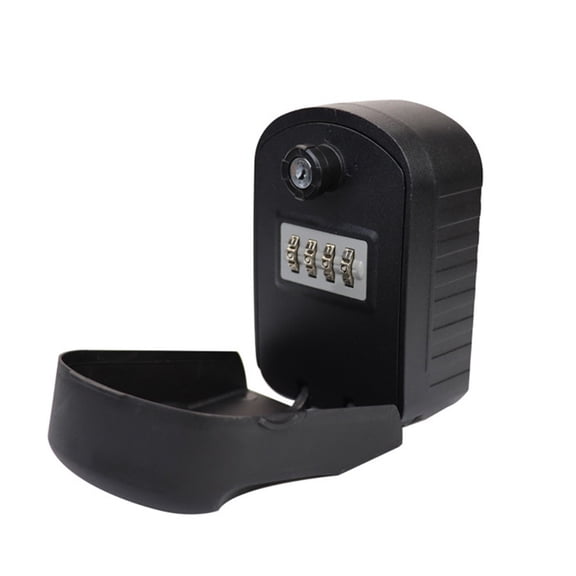 Wall Mount Key Storage Secret Box ,Organizer 4 Digit Combination Password Security Code Lock with Key Safe Box for Home Outdoor ,Easy Installation