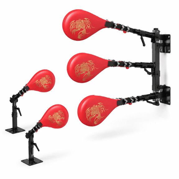 Wall Mount Kicking Pad Target with Adjustable Steel Stand, 2 Color Options