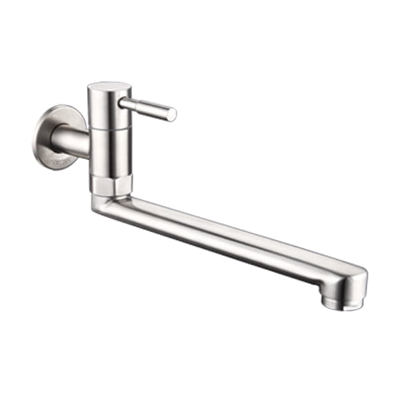 Wall Mount Kitchen Tap Simple & Functional Sink Tap Bathroom Spare Part for Double Sinks Contemporary Homes