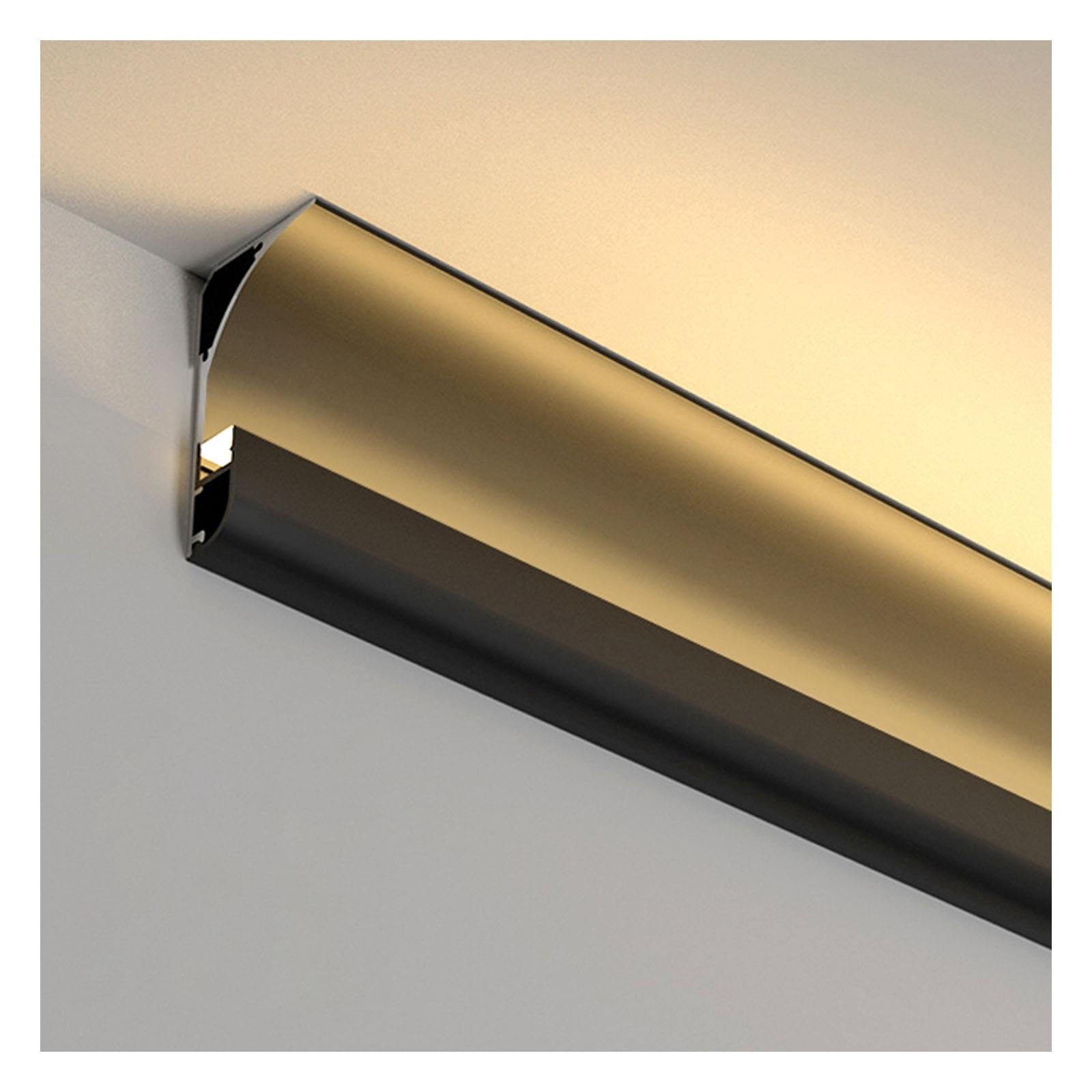 Wall Mount Led Strip Channel for Indirect Lighting, Coving for Ceilings ...