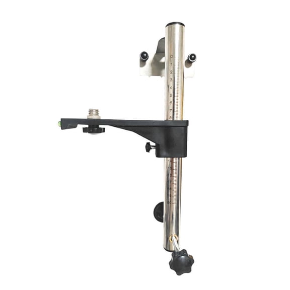 Wall Mount Level Bracket, Wall Mounting Level Support 360 Rotatable Lifting Adjustable Level Holder with Accurate Positioning Scale