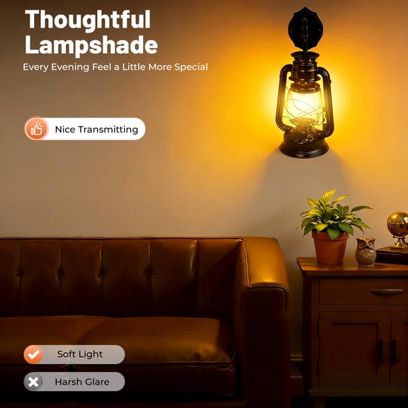 Wall Mount Light Fixture, 220V 5W, Plastic Shade Wall Bracket Structure with Switch Control for Bedroom Hallway Decor Ambient Lighting Supply