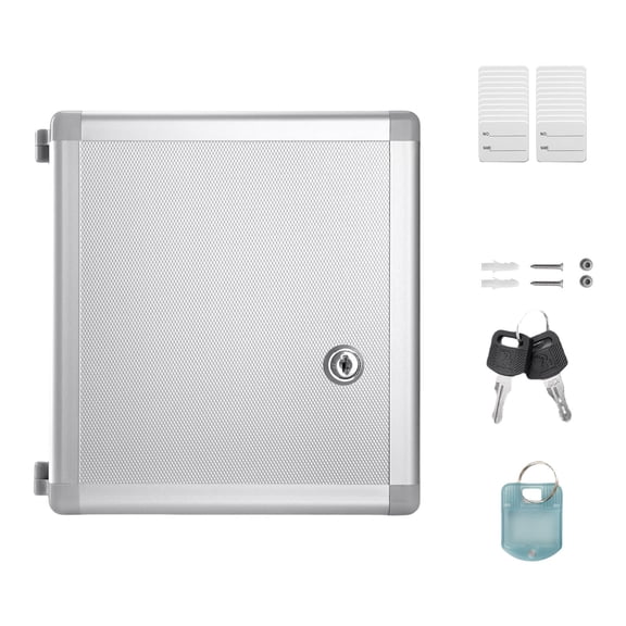 Wall Mount Lockable Key Storage Cabinet Heavy Duty Aluminum Alloy Construction For Home Office Property Management