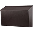 thumbnail image 1 of Wall-Mount Mailbox,Large Capacity Mail Box,Galvanized Steel Rust-Proof Metal Post Box,Mailboxes for Outside,15.7"x9.9"x4.9" Bronze, 1 of 8