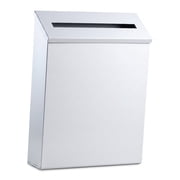 Wall Mount Mailbox   Large Capacity Modern Mailbox for Front Door, White