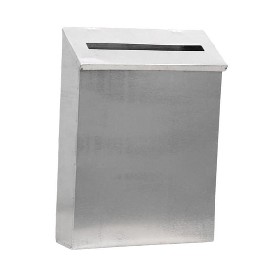 Wall Mount Mailbox Metal Postbox Newspaper Holder Box for Outside Front Door