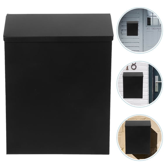 Wall Mount Mailbox Post Box Outdoor Suggestion Box House Outside Mounted Mailbox