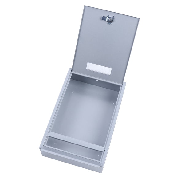 Wall-Mount Mailbox Security Lockable Mail Box Door Newspaper Letter Drop Box NEW with 2 Keys Metal Home Villa Letter Box