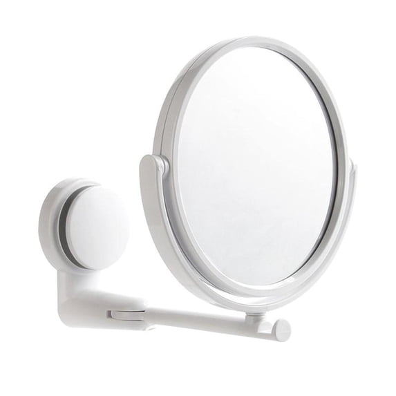 Wall Mount Makeup Mirror / Extendable Bathroom Vanity Extend Double Sided Mirror