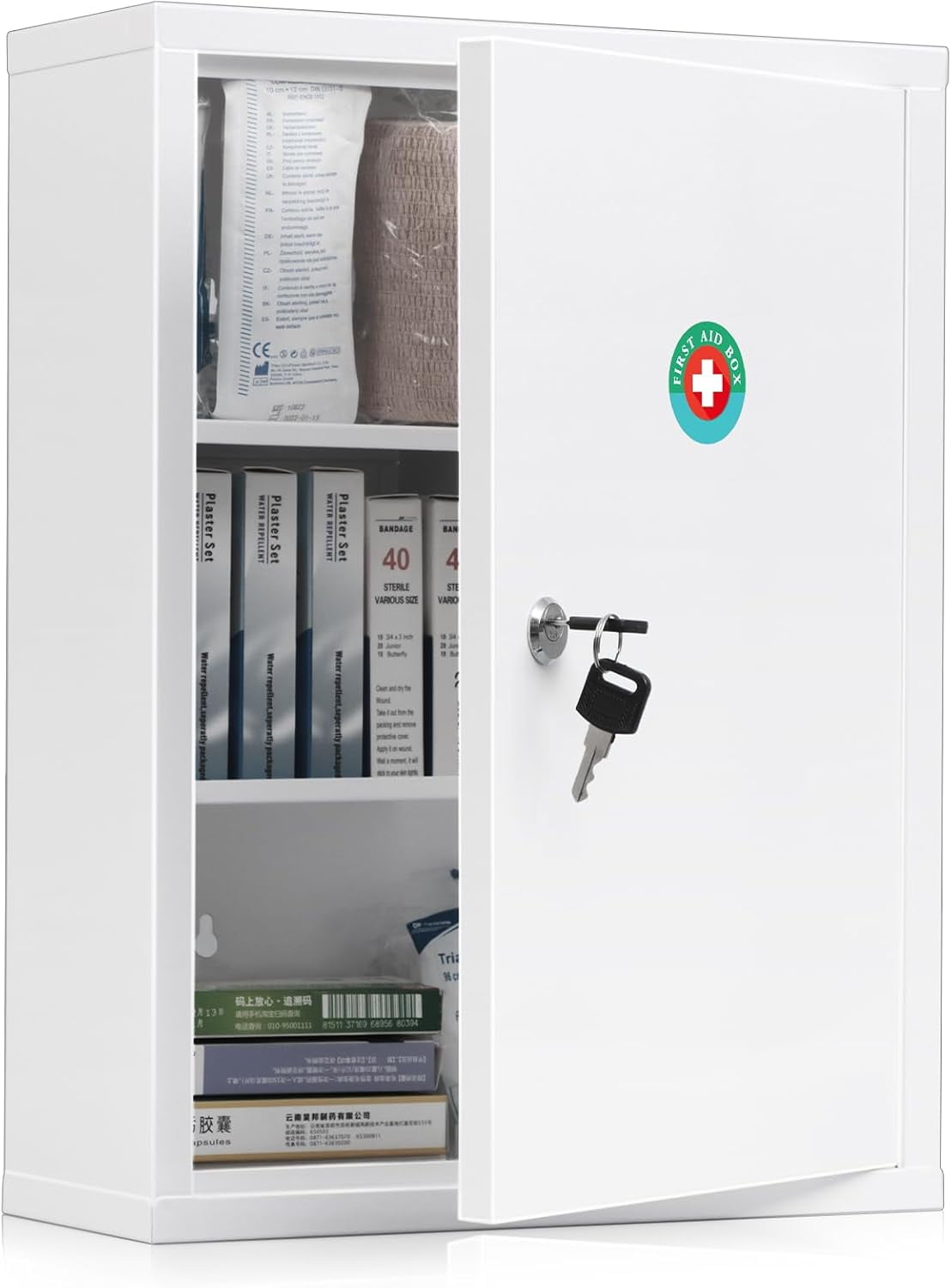 Digital Lock Medication Box – Secure Cabinet For Pills, Insulin, Narcotics – Wall Mount Or Fridge Safe