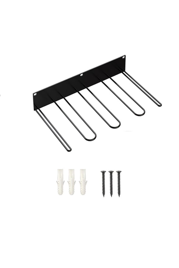 Wall Mount Metal Boot Rack | Heavy Duty Drying Rack for Tall Boots, Work Boots & Rain Boots | Rust-Resistant Organizer for Closet or Entryway | 1-Pack