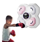 Wall Mount Music Boxing Machine for Kids   Electronic Smart Agility Training Punching Target, Rhythm Training to Enhance Reflexes & Release Pressure