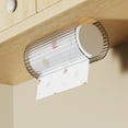 thumbnail image 1 of Wall-Mount Paper Towel Dispenser Holder for Kitchen Bathroom No-Drill PET Space-Saving Ulti Functional Storage Rack 1, 1 of 3