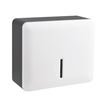 Wall Mount Paper Towel Dispenser Multifold Hand Towel Tissue Holder with Lock for Bathroom Kitchen Bedroom