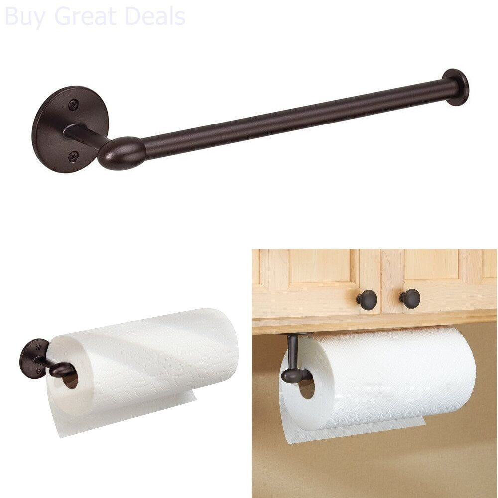 Avondale Decor - Wall Mounted Paper Towel Holder, Oil Rubbed Bronze Finish