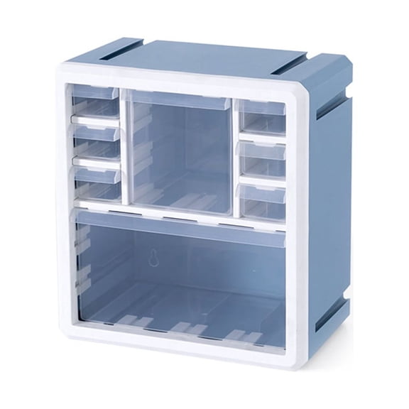 Wall Mount Pen Holder Multiple Compartments Stackable Combinable Office Desktop Organizer Holder Sliding Drawer Slots