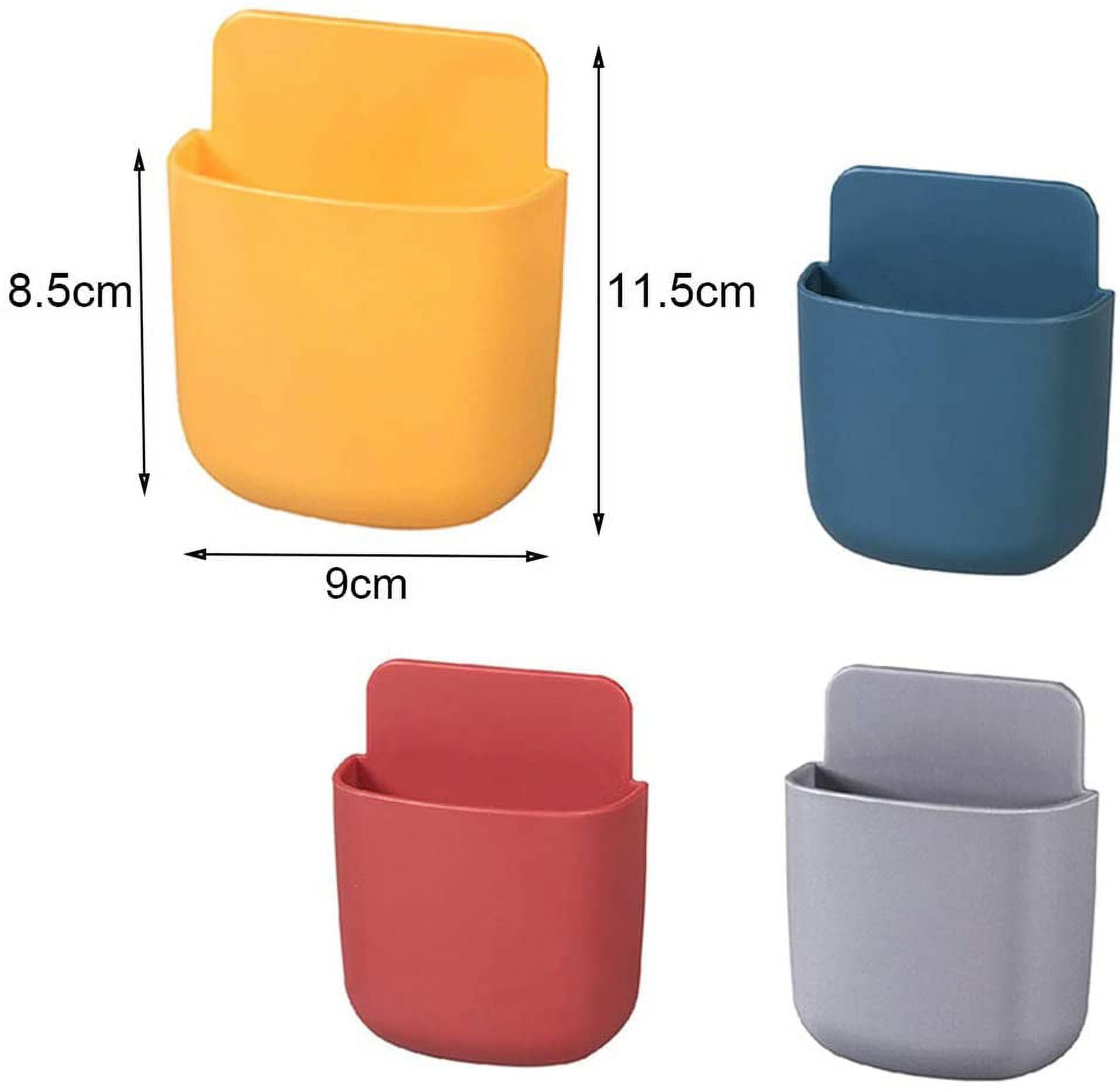 Wall Mount Phone Holder Remote Control, 4Pcs Selfadhesive Remote