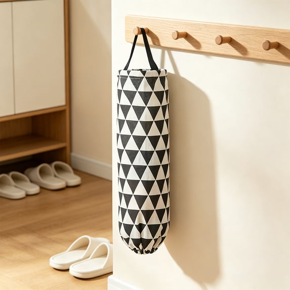 Wall Mount Pouch Organizer for Kitchen, Top Loading Grocery Pouch Stand with Bottom Dispensing Storage Pouch