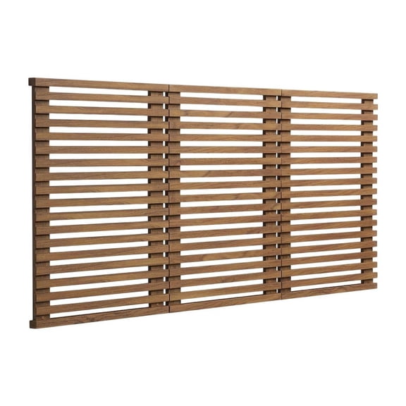 Wall Mount Queen Headboard Set with 3 Pieces and Modern Minimalist Design