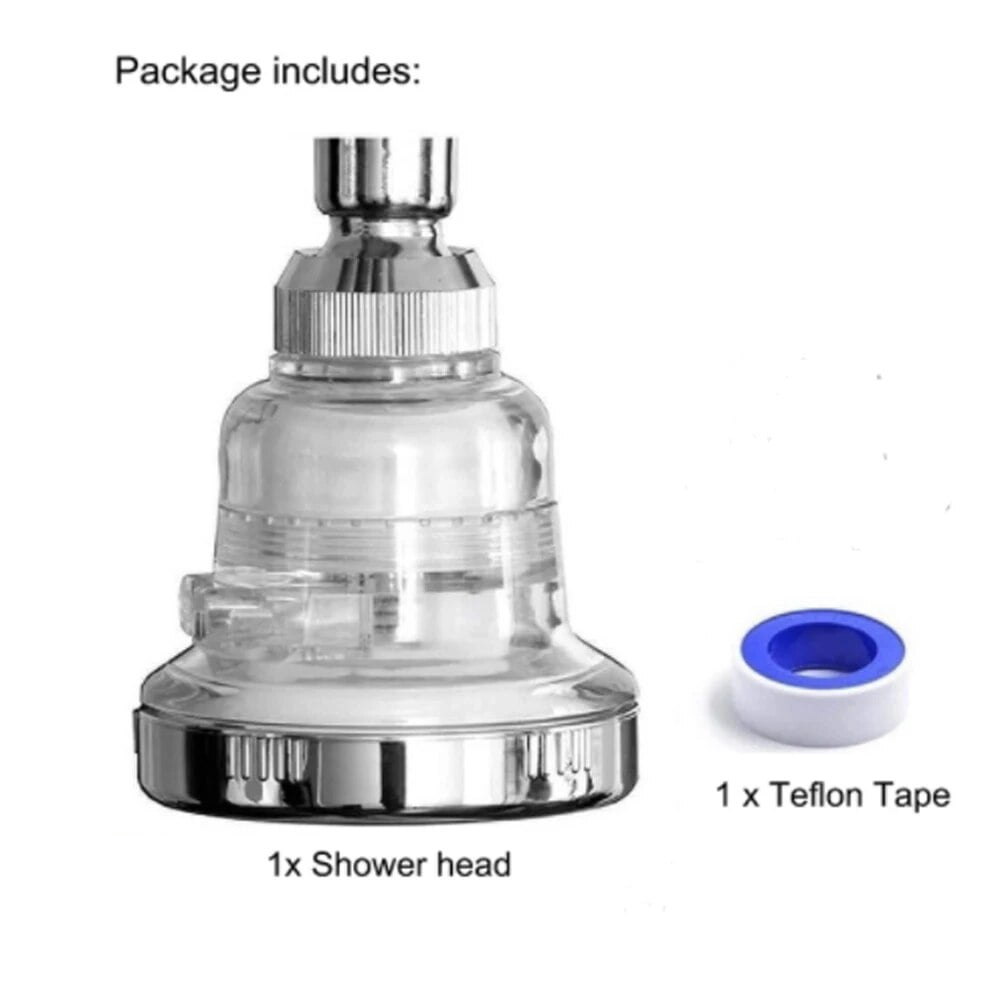 Wall Mount Rainfall Showerhead 3 Modes Adjustable Water Saving High Pressure Ceiling Shower Head