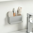 thumbnail image 1 of Wall Mount Remote Control Holder ABS Organizer Shelf for Bedroom Living Room, 1 of 6