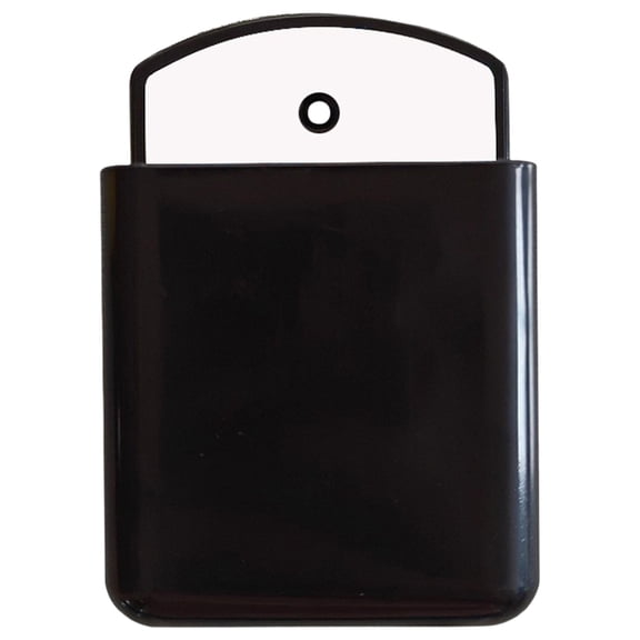 Wall Mount Remote Control Holder, Black Adhesive Tv Remote Organizer, Wall Mount Remote Control Holder, Adhesive Storage Box for Home & Office, Black