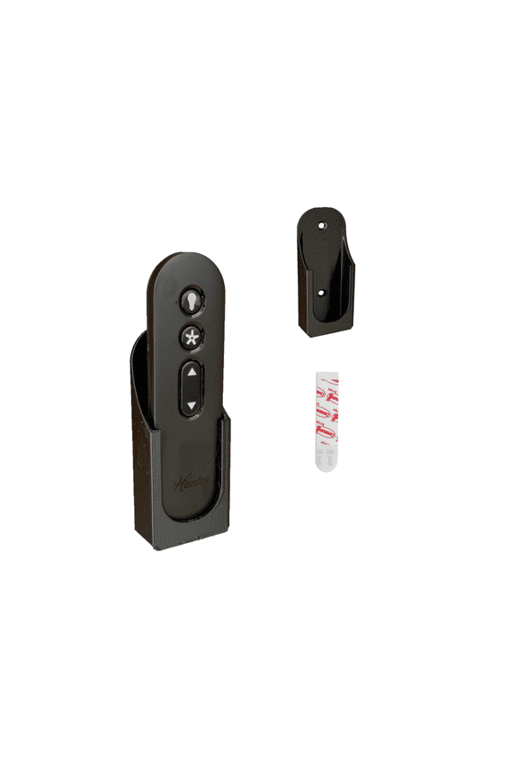 Wall Mount Remote Holder for Hunter K5579 & K5580 Ceiling Fan Remote Fits Aeronaut, Fonthill, Aerodyne, Minimus, Bennett & More 1 Pack with Command Strip