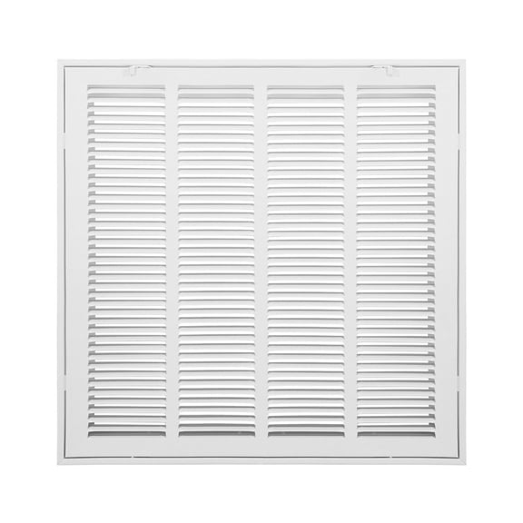 Wall Mount Return Air Grille,20x20 " Duct Cover,Steel Vent Grille with Removable Door for 1" Filters,Powder Coated Finish