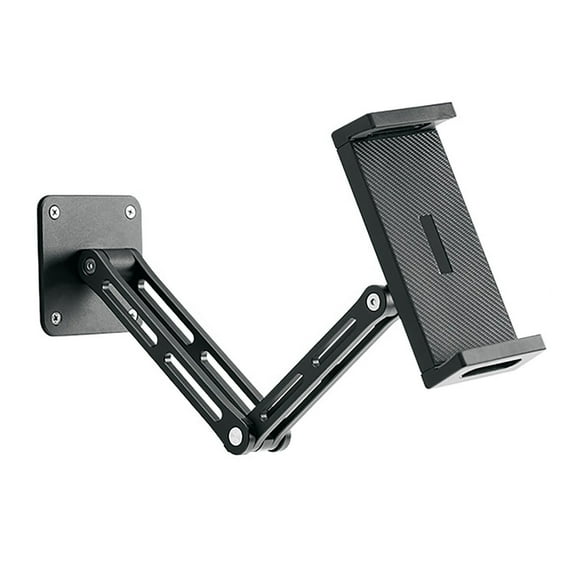 Wall Mount Rotating Tablet Holder Aluminium Extendable Stand for All 47 to 13 Inch Devices with 360 Adjustment and Design Wall Attachment for Home