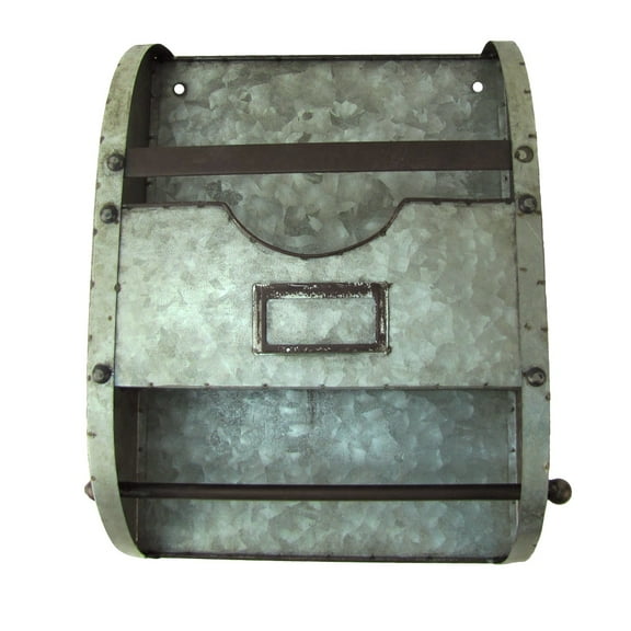 Wall Mount Rustic Metal Bath Towel Bar Bathroom Organizer Toilet Paper TP Roll Holder