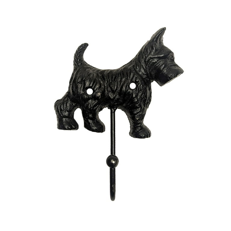 Scottie Dog Hook Wall Mount Hat Coat Hanger Pet Leash Holder Key Ring Storage Scottie Dog Hook Wall Mount Hat Coat Hanger Pet Leash Holder Key Ring Storage