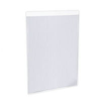 Wall Mount Sign Holder, 8 1/2" X 11", Vertical, Clear | Bundle of 2 Packs